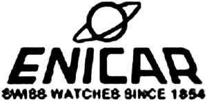enicar swiss watches logo